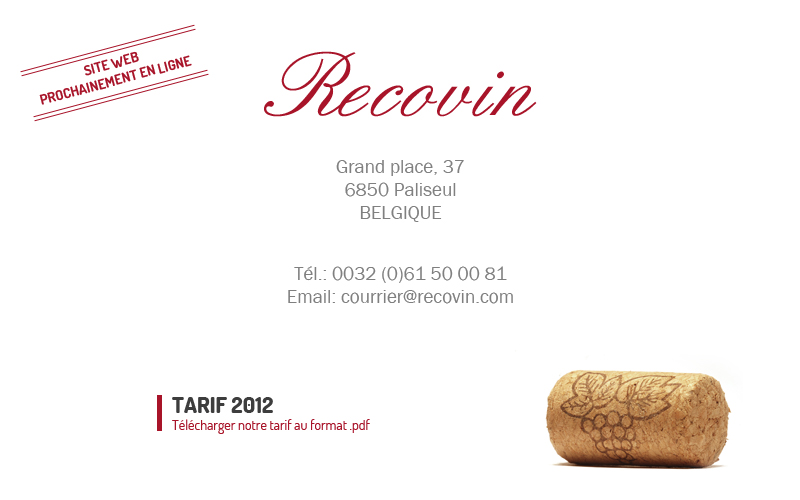 Recovin - Site web prochainement en ligne